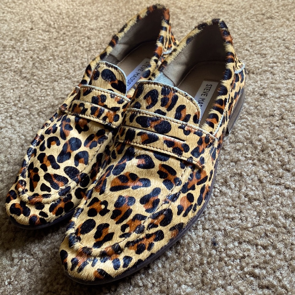 Steve Madden horse hair loafers